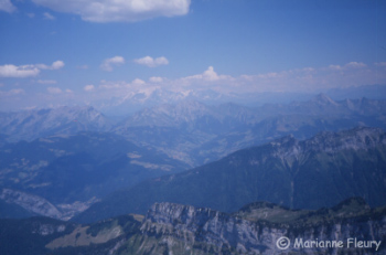 Vue sur le Mont Blanc